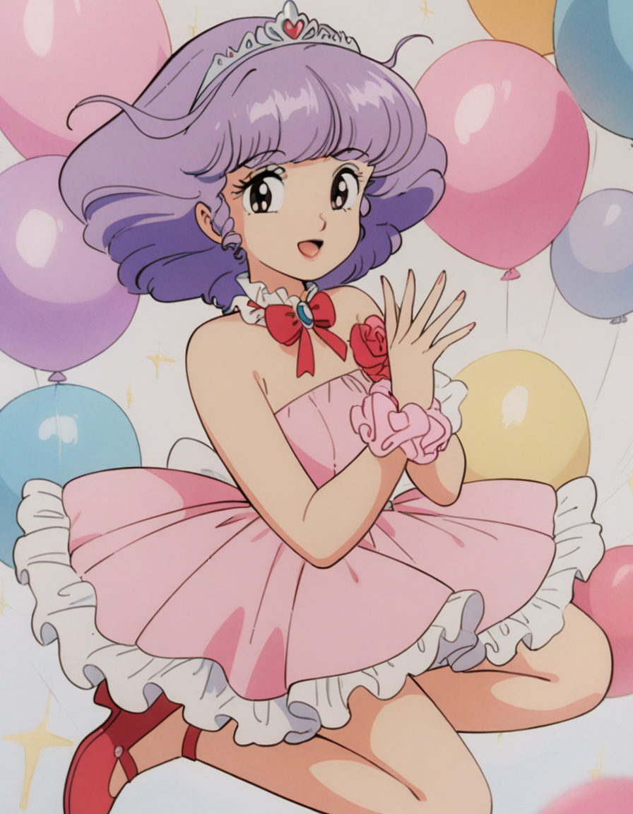 25782-2290614827-masterpiece, best quality, very aesthetic, absurdres,retro artstyle,1980s _(style_),1girl, solo,purple hair,dress, pink dress,sl.png